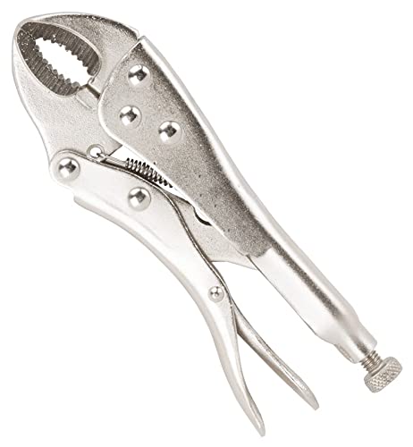 Alicate de Pressão com Mordente Curvo Edward Tools em Aço-Carbono Forjado com Cortador de Fios