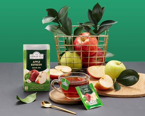 Ahmad Tea Apple Refresh Black Tea, 20-Count Tea Bags (Pack of 6) - Thumbnail 5