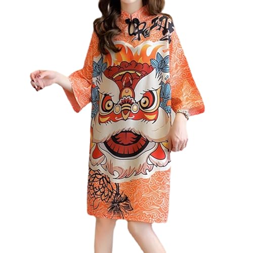 Meadawgs®Lady Qipao Dress Soft Chinese Cheongsam Dress for Annive...