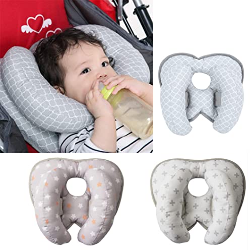 Head Supports, Baby Neck Pillow,Baby Travel Pillow for Head and Neck Support Pillow for Pushchair,Car Seat,Travel Gray – Image 6