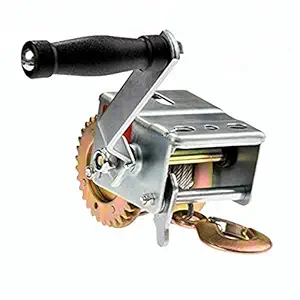 Breewell 1200 lb (545 Kg) Tow Cable with Hand Gear Winch