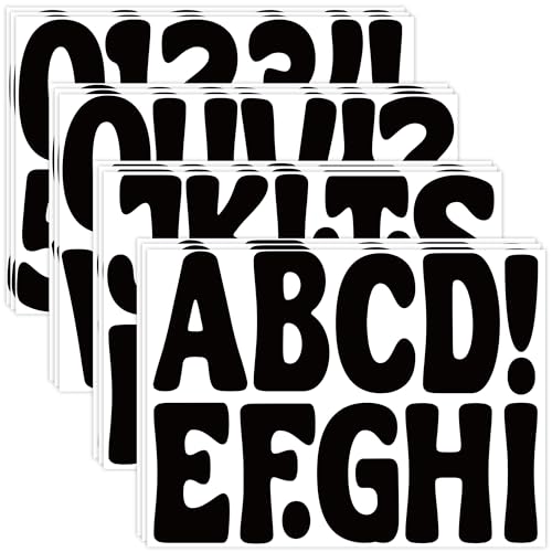 Letter Stickers Large Bulletin Board Letters for Classroom, 20 Sheets