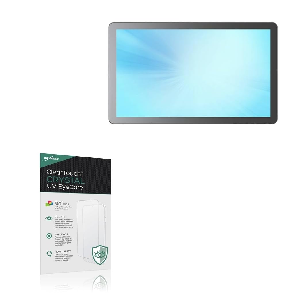 BoxWave Screen Protector Compatible With MicroTouch M1-156IC-W5-A2 (15.6 in) - ClearTouch Crystal Anti-UV EyeCare (2-Pack), Filters out Harmful Blue Light Reduce Fatigue