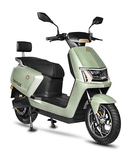 Image of SUN 60V 30Ah Electric Scooter Green | Long Range High-Performance Scooter | Advance Booking at Ex-Showroom Price