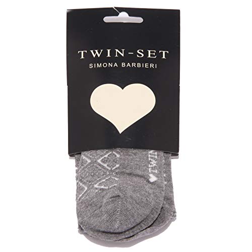 Calze bimba TWIN-SET d'exception par Simona Barbieri en maille grise