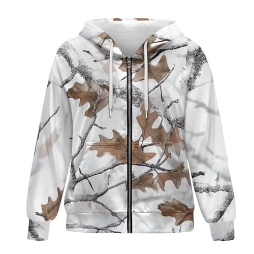 Full Zip Up Hoodies for Women Long Sleeve Track Jackets Loose Sweatshirt Drawstring Pullover Sweaters With Pockets4