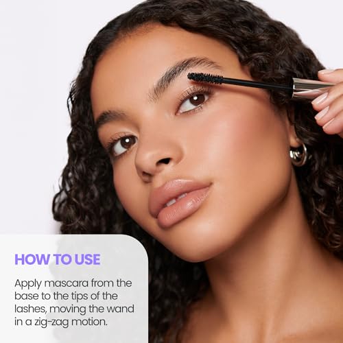 Wonderskin Infinite Rizz Mascara - Black Mascara For Volume And Length, Long-Wear, Smudge-Proof & Water-Resistant Volumizing Lash Makeup (Black) - Image 4