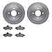 Dynamic Friction Company Rear Brake Rotors with 5000 Advanced Brake Pads 6502-56067