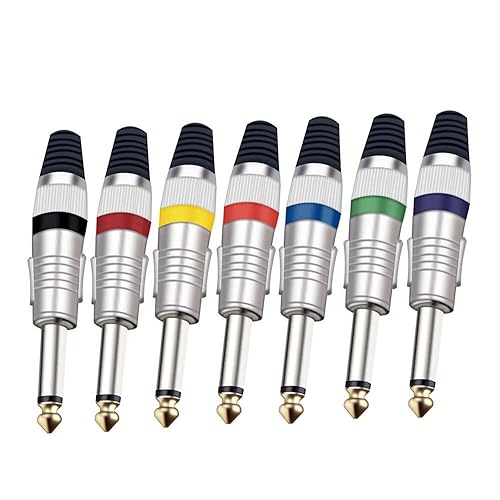 Conector de cable de micrófono de 6.35mm para solucionar ruidos de interferencia en audio mono 2