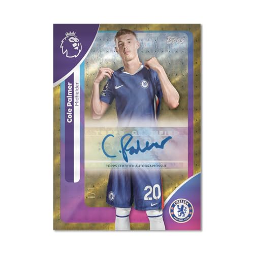 Topps Premier League 2026 - Debüt-Edition - Super Tin #2. Enthält 50 Karten Plus 3 Hall of Fame LE-Karten.