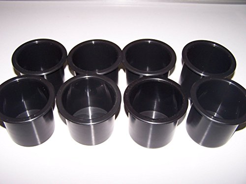 Image of Plastic 2 7 /8 Black Drop in Cup Holder Plastic Multipack Wholesale Bulk Listing Poker (1)