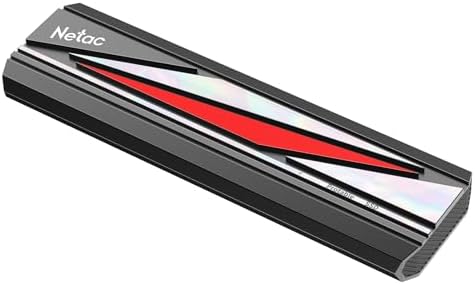 Netac Portable SSD 512GB - Externe Festplatte Bis 2000MB/s USB 3.2