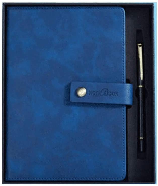 DANNMPX Cuaderno Cuaderno Clásico Grueso con Anillo for Bolígrafo-A5 Cuaderno De Escritura De Tapa Dura con Barra De Marcador, Gran Capacidad, Diario De 240 Páginas Libreta(B)