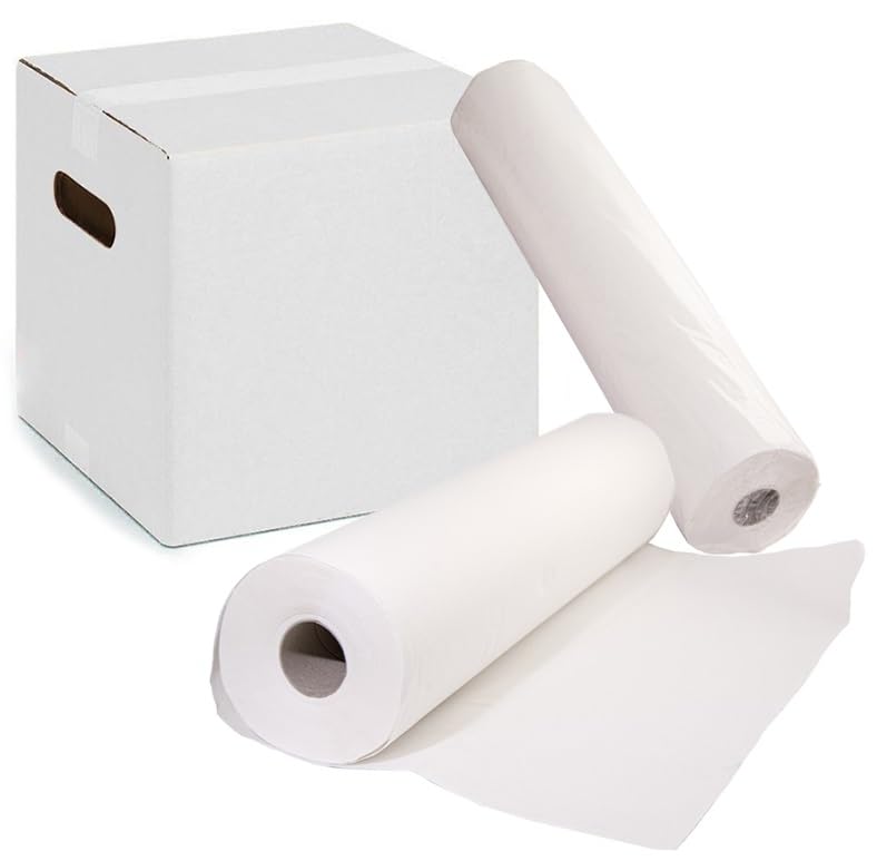 Lenzuolino medico monouso 60cm x 75m | cartone da 6 rotoli