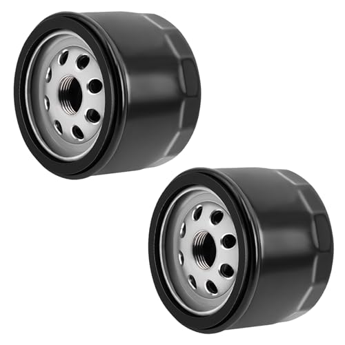 Aouton AM125424 Oil Filter for BS 492932S 492932 696854 695396 GY20577 LG492932S Kawasaki 49065-7007 49065-0721 Tecumseh 36563 Lawn Mower Oil Filter, 2PCS