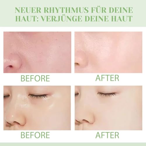 Grüner Tea Masken, Green Mask Stick, Tiefenreinigung Gesichtsmaske Hautpflege, 2 Stück Mask Stick Blackhead Remover Holzkohle Gesichtsmasken, Kontrolle Öl, Verfeinerung Poren – Bild 5