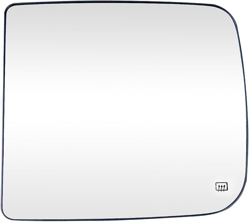 Vidro de espelho retrovisor aquecido direito YMHHefy para Dodge Ram 1500 2500 3500 2009 a 2020 – 1 unidade