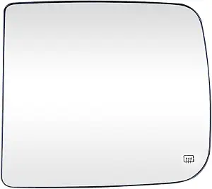 YMHHefy Heated Passenger Side Mirror Glass for Dodge Ram 1500/2500/3500 (Right)