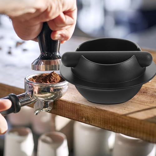 Boîte à expresso grosse capacité robuste en abs noir mat Mipcase accessoire de comptoir