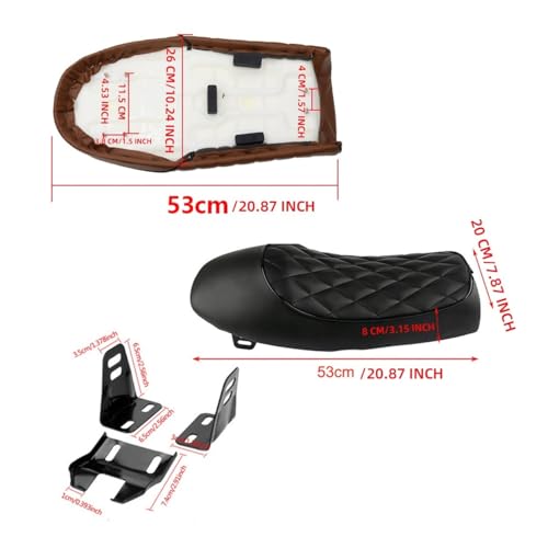 Coussin de selle biplace moto contre le mal de dos en CB500