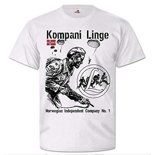 T-shirt Kompani 25749 vêtement blanc ample en taille XXX-Large pour adulte