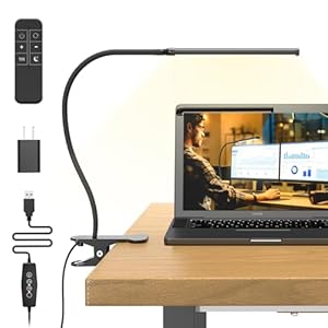 Mojimdo TBL401RF-BK Schreibtischlampe 77 LED