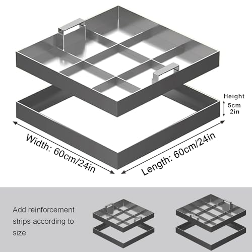 Châssis de regard en acier inoxydable durable pour évacuation d'eaux usées