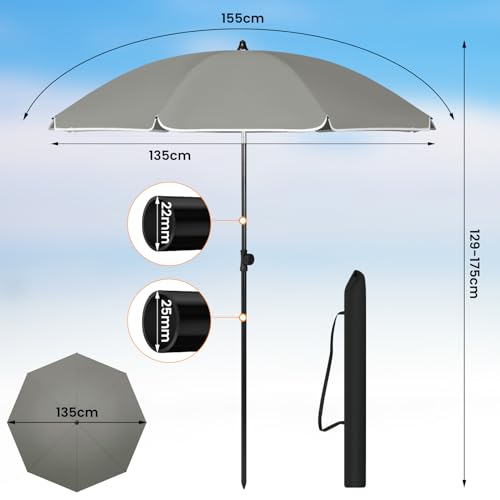 Sonnenschirm 150 Cm - Die 15 Besten Produkte Im Vergleich