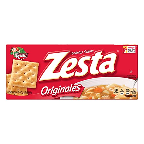 Keebler Zesta Original Saltine Snack Crackers 16 Oz - Pack of 3
