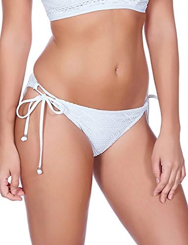 Freya Sundance Crochet Rio Swim Brief (3975),Medium,White
