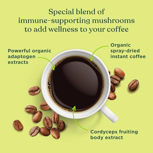 Four Sigmatic Organic Mushroom Coffee Instant Mix with Cordyceps, 10 Packets - image 5