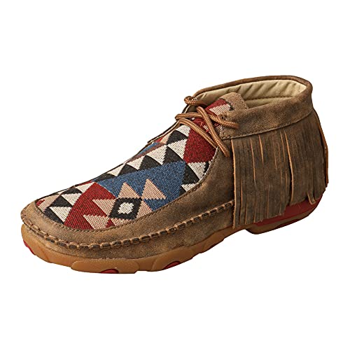 Image of Twisted X Women's Fringe Driving Moccasins Brown 8.5 M
