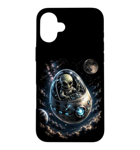 ���킢���G�C���A���p�C���b�g �� UAP UFO �ʔ����F���T���� SF�B �X�}�z�P�[�X iPhone 16 Plus �p