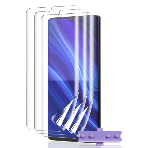 Teenrpov Protector de Pantalla para Huawei P30 Pro (No Cristal Templado) 3 Piezas películas protectoras flexibles de TPU, Protector pantalla HD transparente, sin burbujas, película suave
