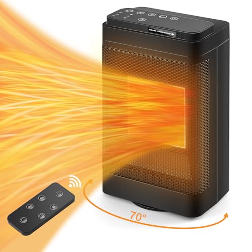 Aischens Chauffage d'Appoint Electrique Silencieux 1500W,...