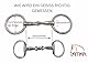 AMKA Gummi Trense Gummi Stangengebiss biegsam Stärke 18 mm, Ringe 65 mm