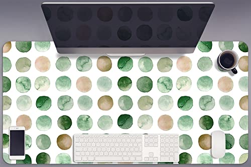 Sous-main de bureau points colorés 45x90 cm pour égayer votre coin télétravail à la maison