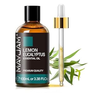 Aceites Esenciales de Eucalipto Limón 100ML, MAYJAM Aceite de Eucalipto Limón 100% Puro, Ideal para Aromaterapia Aroma Difusor Fragancia Aceite Masaje