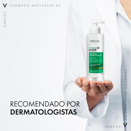 Vichy, Dercos Shampoo Anticaspa Intensivo para Cabelos Secos, 300ml