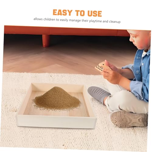 Boîte à sable carrée mini robuste pour freiner le désordre du jeu