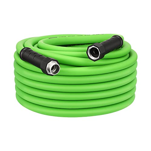 DEWENWILS&EDISHINE DEWENWILS Garden Hose 50 ft x 5/8", Water Hose with Swivel Handle, Heavy Duty, Lightweight, Flexible Hose for Plants, Car, Yard, 3/4 Inch Solid Fittings, Drinking Water Safe