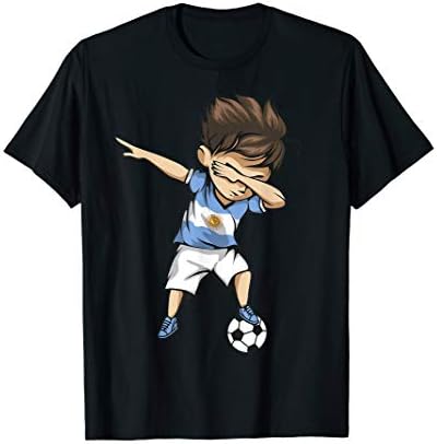 Dabbing Soccer Argentina Jersey Shirt - Argentinian Football