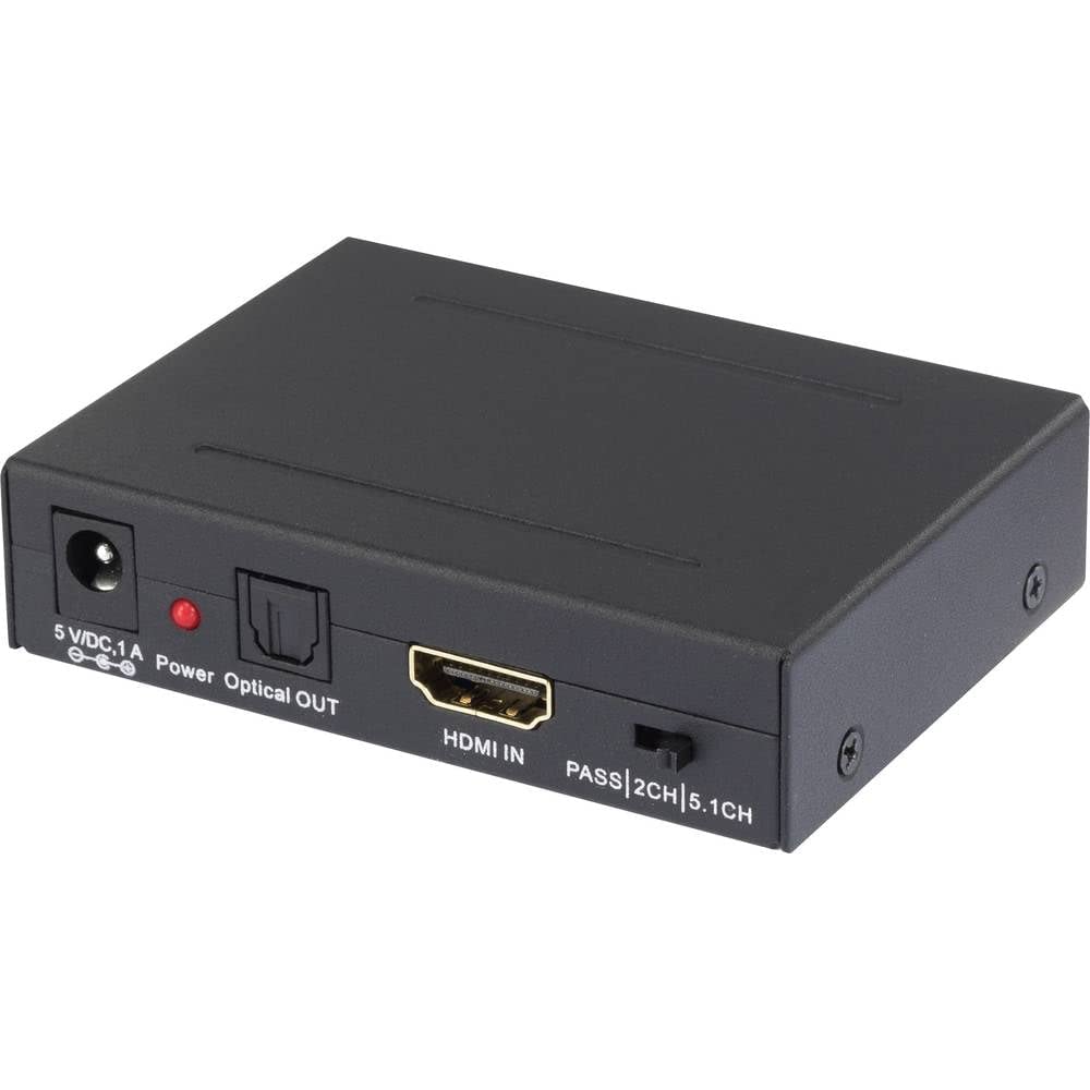 SPEAKA PROFESSIONAL 2 puertos de audio Extractor [HDMI, Cinch-RCA, Toslink] 1920 x 1080 Pixel SP-AE-HDCT-2P