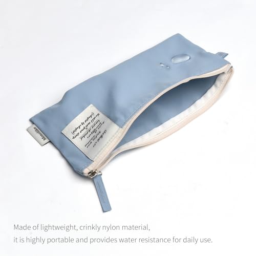 Image of Monolike Archive 247 Flat Pen Case, Sky - Pencil Pouch, Portable Pencil Bag, Pencil Case, Office Pouch case, Pen case