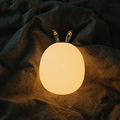 Lámpara de mesa de noche LED de silicona recargable USB miniatura 5