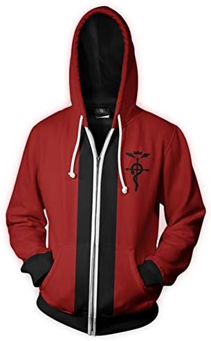 YAHUIPEIUS Adult Anime Hooded Sweatshirt Cosplay Costume