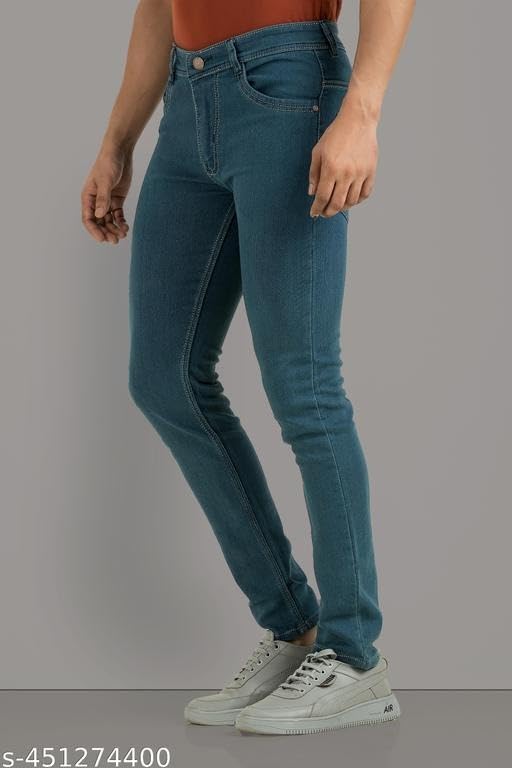 Image of Solid Stylish Mens Jeans