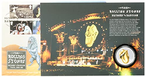 The Rolling Stones Licks Tour Médaille de Royal Mail Cover