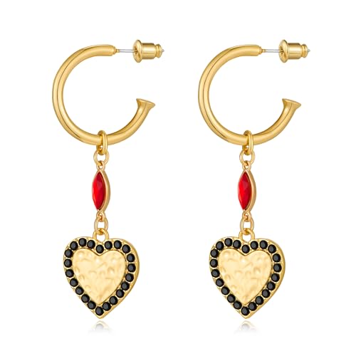 Boucles d'oreilles pendantes cœur femme : bijou chic en argent pour un style élégant au quotidien