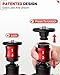 IFOOTAGE Table Top Tripod, Professional Mini Tripod with 3/8 and 1/4 inches Quick Release Plate, Desktop Tripod for DSLR Camera, Video Camcorder, Mobile Phone and Action Cameras. Max Load 17.6 lbs